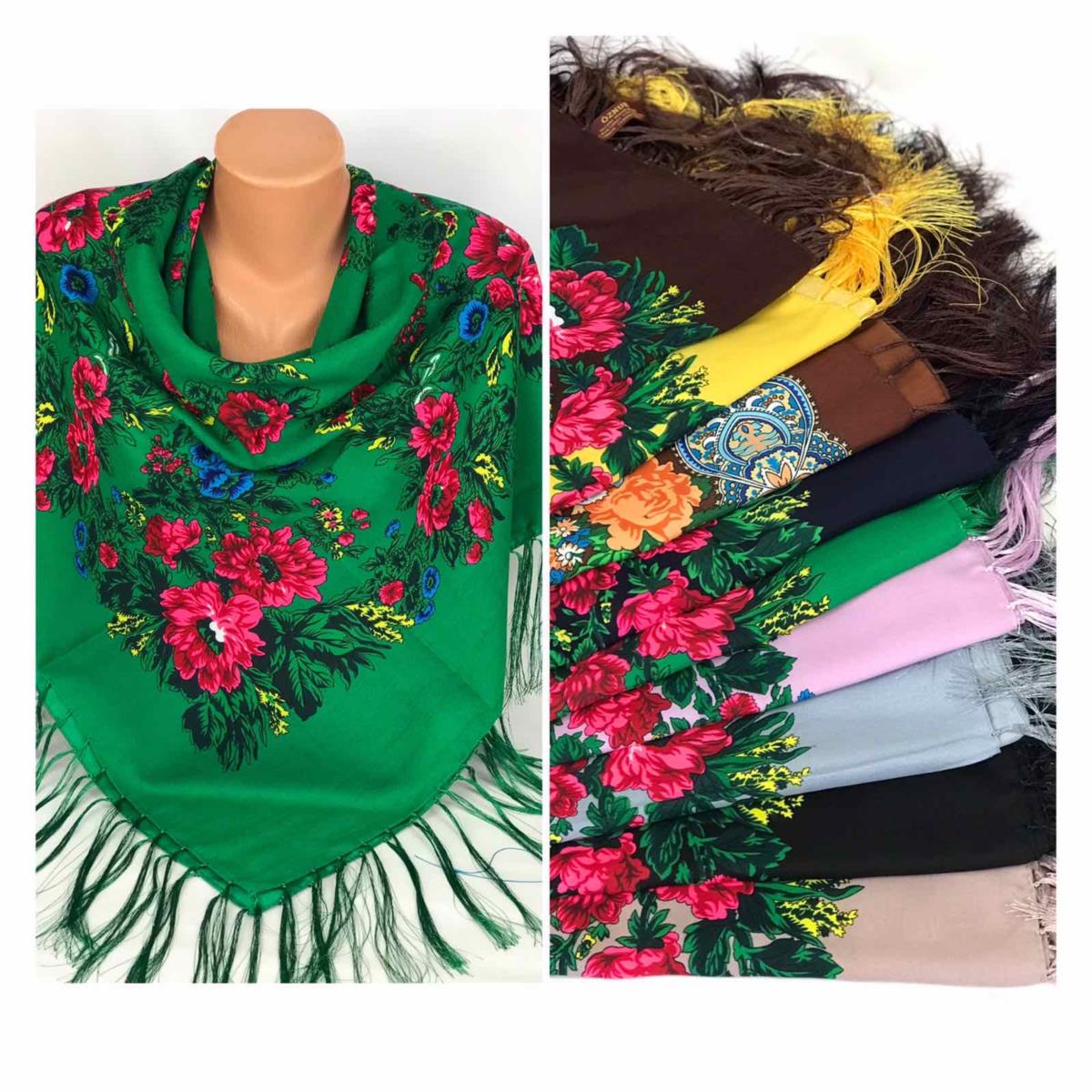 Хустка з квітами